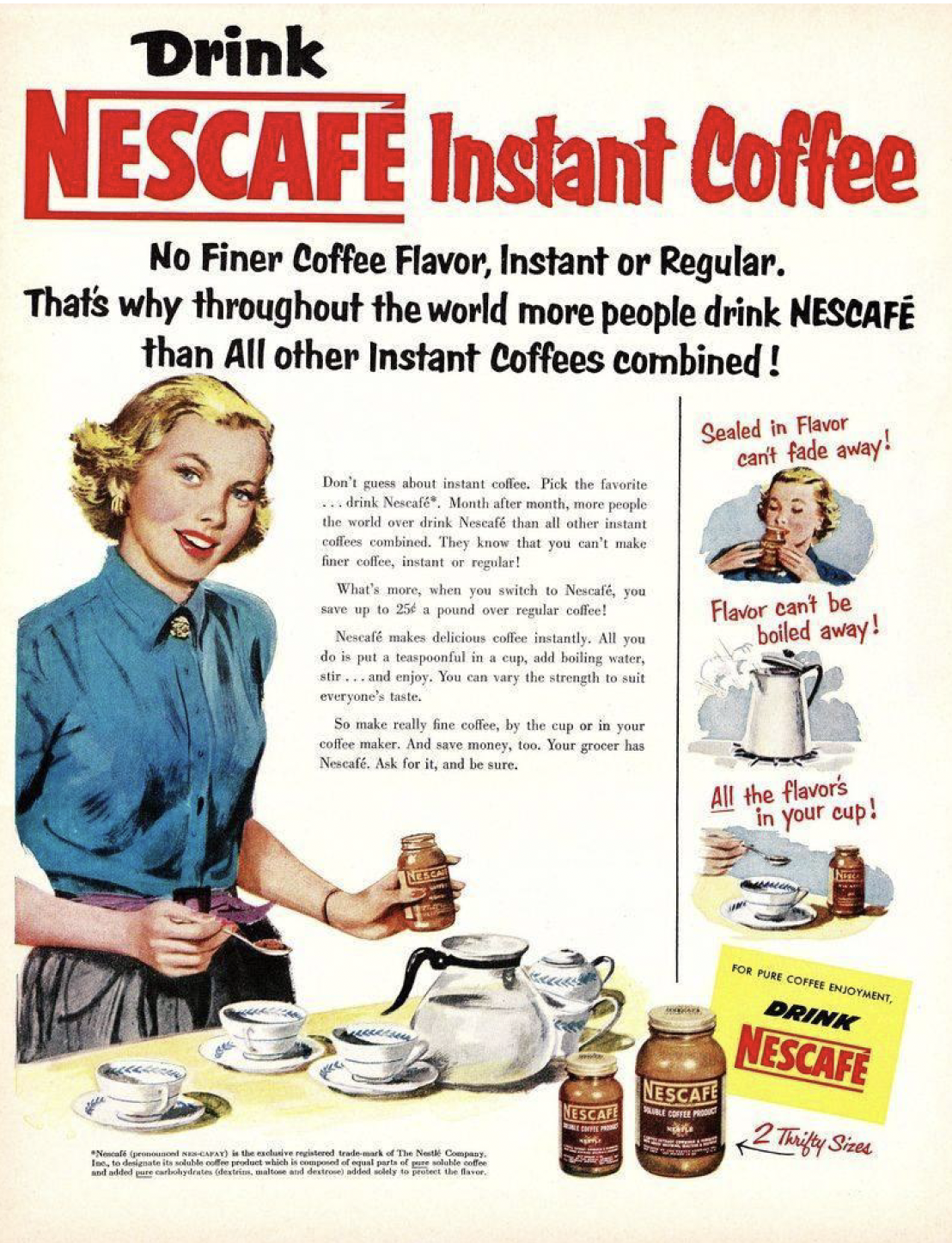 La primera ola del café y Nescafé